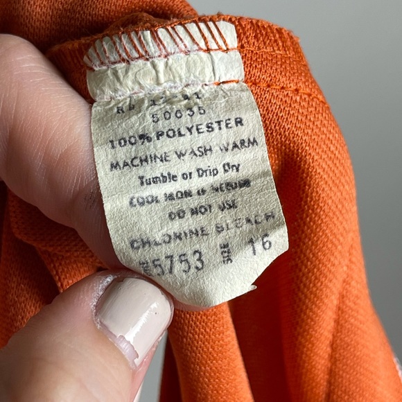 Vintage Coral Dress with Matching Jacket - Picture 9 of 14